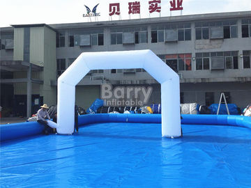 White Giant Outdoor Promotional Inflatable Arch Support Well Finished