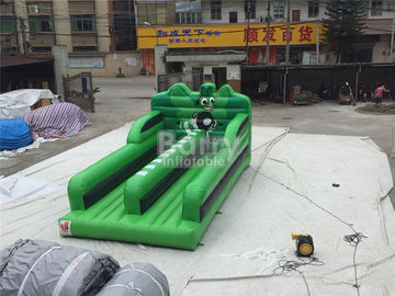 0.55MM PVC Tarpaulin Double Lanes Jumping Bungee Run Game EN14960