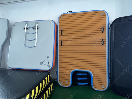 Custom Made Inflatable Dog Water Ramp Dock Floating Exit Ramp For Water Sport