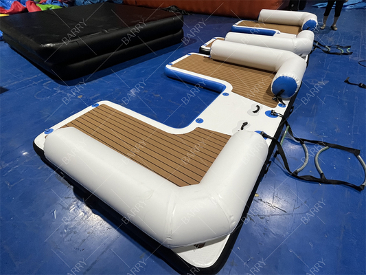 Customizable Inflatable Floating Dock for Boating and Yoga