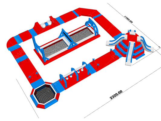 0.9mm PVC Floating Inflatable Water Park Lake Inflatable Water Games Inflatable Aqua Park For The Sea