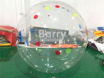 Custom 2M Diameter TPU PVC Inflatable Water Walking Ball / Blow UP Pool Toys