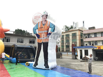 Custom Inflatable Advertising Products , Event Decoration Clean Woman Inflatable Model Character