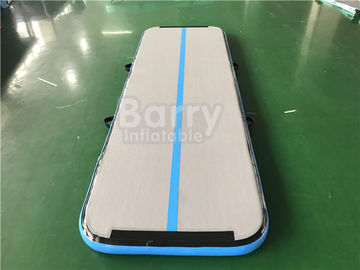 Long Inflatable Air Track Gymnastics Blue 10cm 20cm Height 10ft 13ft 20ft 31.5ft 39ft