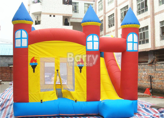 0.55mm PVC Tarpaulin Inflatable Bouncer Slide Fire Resistant