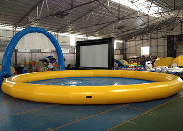 Portable Round Indoor Portable Water Pool With Waterproof 0.9mm PVC
