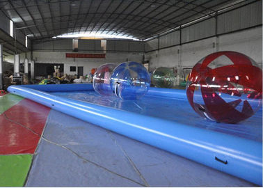 Rectangle Portable Water Pool / Blow Up Swimming Pools For Adults