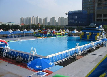 Durable Backyard 10 x 30 Aboved Ground Metal Framed Swimming Pools ,