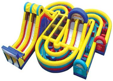 Commercial Inflatable Obstacle Course , Giant Inflatable Assault Course For Adult