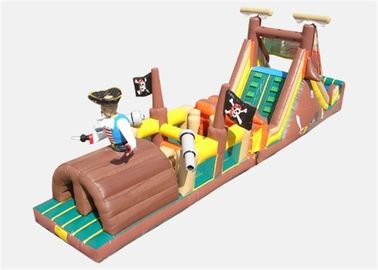 Pop Commercial Inflatable Obstacle Course , Commercial Indoor Obstacle Course For Playing
