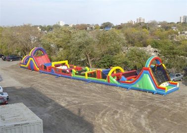 Magnificant Children / Adult Bouncy Obstacle Course Inflatables For Rental
