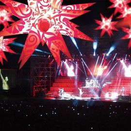 Oxford Cloth Inflatable Advertising Products Star Lighting for Holiday