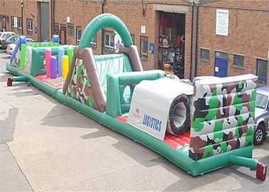 Indoor Large Inflatable Obstacle Course , Kids Obstacle Course Bouncer