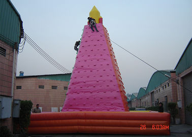 Large Adult Inflatable Games , Wonderful Outdoor inflatable Rock Wall