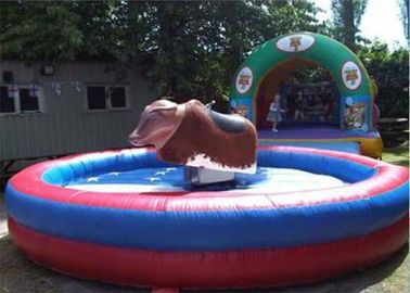 Crazy Funny Inflatable Interactive Games Mechanical Bull Rodeo For Park