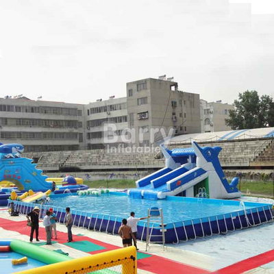 Fire Resistance Waterproof PVC Swimming Pool 1m Height