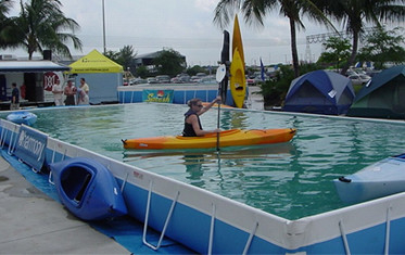 Custom Above Ground Metal Frame Swimming Pools For Adult And Kids