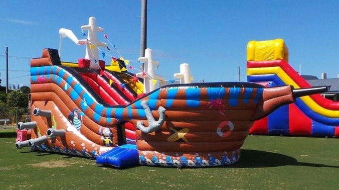 how to blow up a bouncy castle