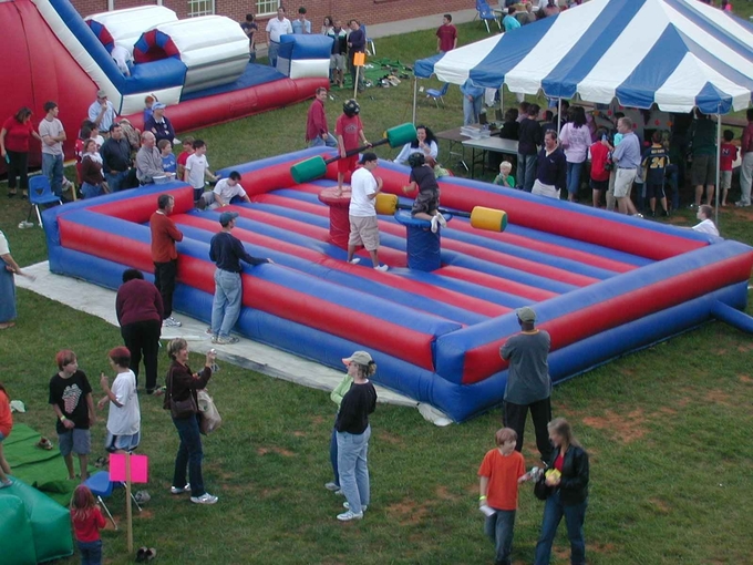 inflatable gladiator