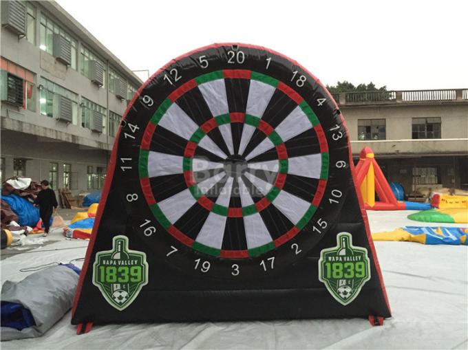 Kids And Adults Giant Inflatable Golf Dart Boards / Inflatable Dart Game